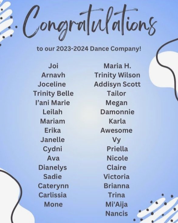 Congratulations to four of our amazing ladies from Haskett Pulse on making Paetow's new Dance Company! Great work! <a href="/HaskettJH/">Haskett Junior High</a>