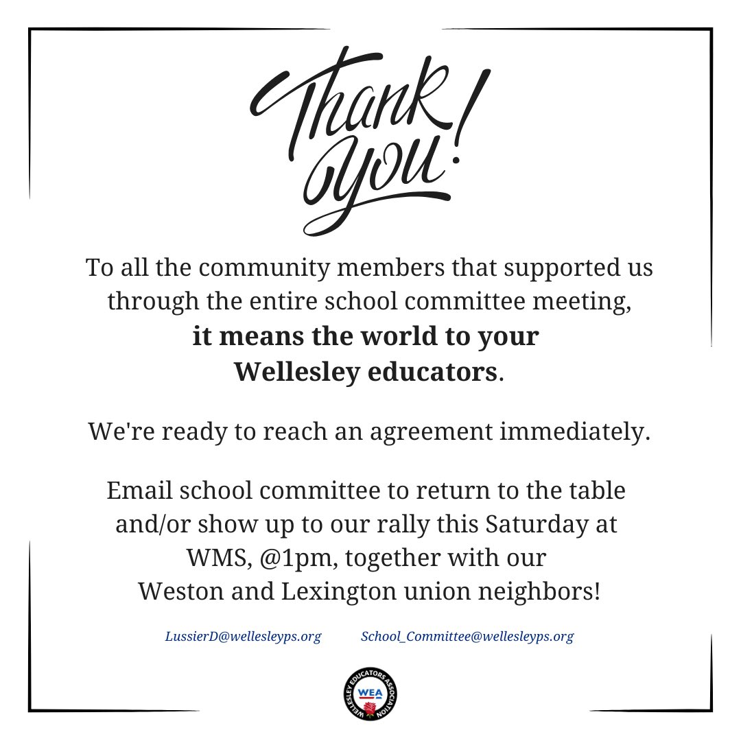 WEAunion's tweet image. HUGE thank you to our Wellesley community allies.
#fairfivenow #whatwillittake