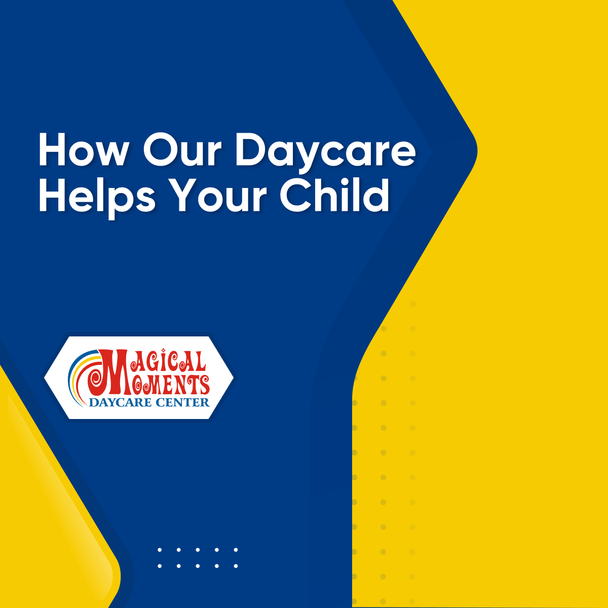 MagicalDaycare's tweet photo. A daycare is not just a place for little ones to spend their day. It also plays a prime part in growth and learning. 

Read more:
https://t.co/N7njJofoly

#FortWorthTX #ChildCareProvider #Daycare https://t.co/0DyNxsvrQm