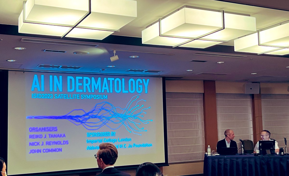 Katie Best π (@kbdermdoc) on Twitter photo Great start to #ISID2023 at the AI in Dermatology Symposium - presentations on the applications, concepts, challenges and goals of AI - fuel for thought. Panel discussion now in progress chaired by <a href="/NJR_Newcastle/">Nick J Reynolds</a> <a href="/TanakaGroup/">Reiko Tanaka</a> #Tokyo #AI #Dermatology Great start to #ISID2023 at the AI in Dermatology Symposium - presentations on the applications, concepts, challenges and goals of AI - fuel for thought. Panel discussion now in progress chaired by <a href="/NJR_Newcastle/">Nick J Reynolds</a> <a href="/TanakaGroup/">Reiko Tanaka</a> #Tokyo #AI #Dermatology