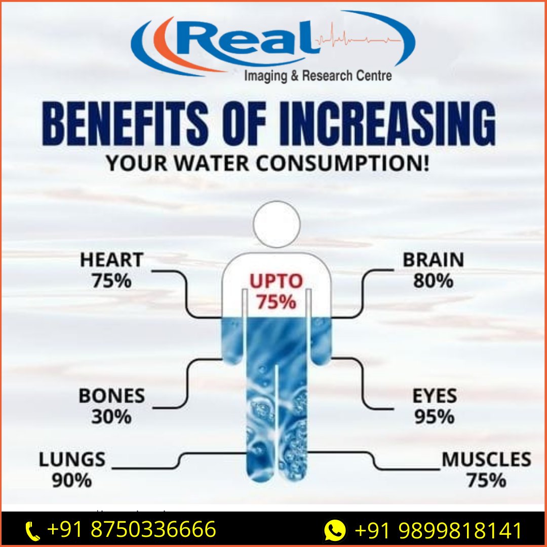 Real Imaging on Twitter "Drinking water is the easiest and cheapest way to stay healthy! 💰 Book