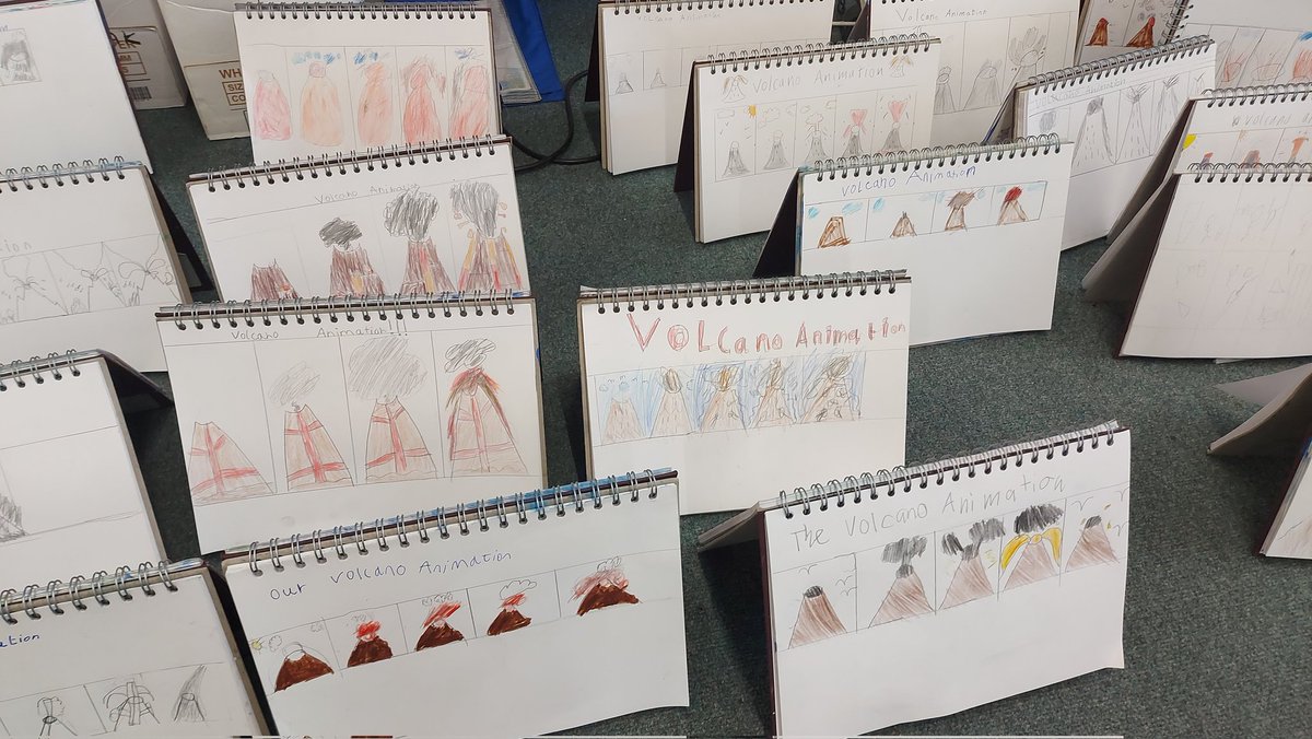 Ms_L_Lai's tweet photo. Year 3 have started our art unit with an animated eruption! https://t.co/wBQ8R1LdVr