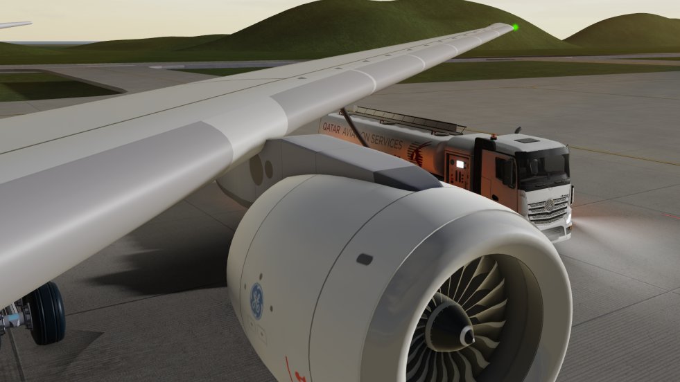 QatarAWRoblox's tweet image. Look at those massive Rolls-Royce Trent 1000 Engines equipped in our Boeing 787-9 Fleet!