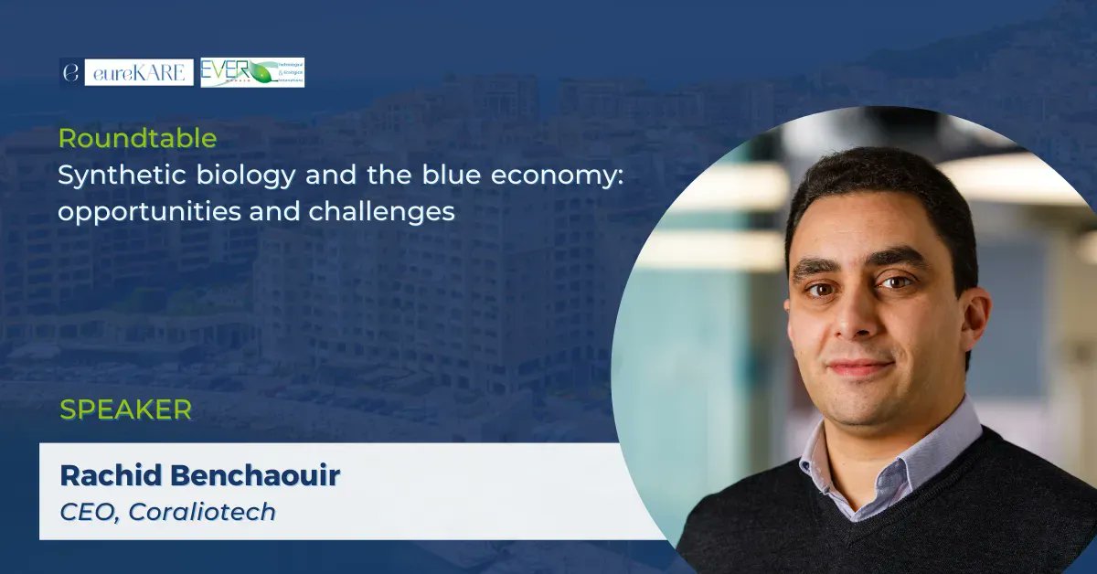 Rachid Benchaouir has founded a Monegasque start-up, <a href="/coraliotech/">Coraliotech</a>, develops innovative marine actives for the wellness, skincare and human health markets. If #SynBio and #BlueEconomy interests you, join our roundtable for free at <a href="/EverMonaco1/">Ever Monaco</a> on May 12: buff.ly/3ns8tRx