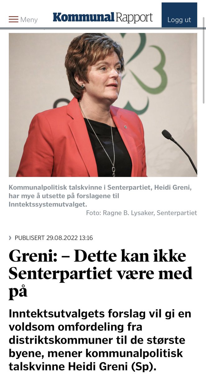 Sp i regjering synes 254 dager var for liten tid. Sp i stortinget hadde konkludert på fem minutt