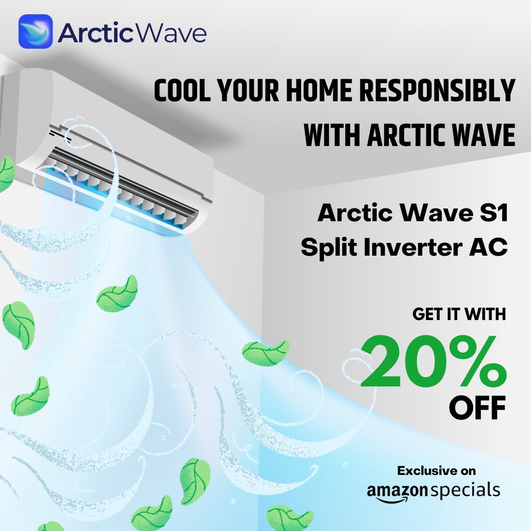 arcticwave_23's tweet image. Cool Your Home Responsibly with Arctic Wave Air Conditioners❄
#ArcticWaveAC #coolhome #homeclimatecontrol #ACsolutions #indoorcomfort #summercool #homecooling #climatecontrol #energyefficiency #indoorclimate #smartAC #homeenergy #ACinstallation #comfortzone  #sustainablehome