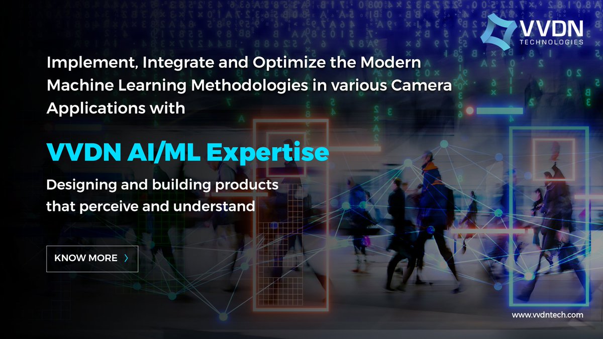 vvdn_tech's tweet photo. VVDN's expertise can help you implement machine learning algorithms in your intelligent vision solutions that help you make informed decisions.
More at: https://t.co/t3YTi5a0q2
#camera #vision #engineering #innovation #technology #manufacturing #makeinindia #odm #camerasolution https://t.co/Hbasumnntc