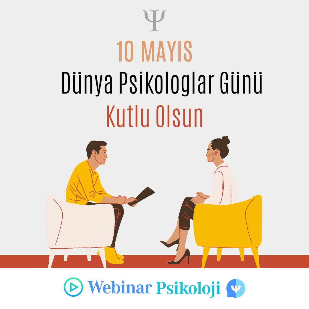 10 Mayıs Dünya Psikologlar Günü'müz kutlu olsun. ✨️🎉🎊 #webinarpsikoloji #webinar #psikolog #psikologlargünü #10mayıs #10mayıspsikologlargünü #10mayısdünyapsikologlargünü #psychologist #psychologistday #psikoloji