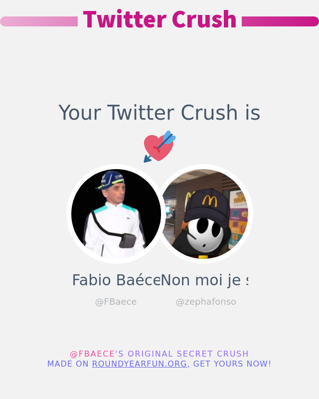 FBaece's tweet photo. Mon Crush sur Twitter est: @zephafonso

➡️ https://t.co/J6hvphHbWR https://t.co/EQwwjDKv7f