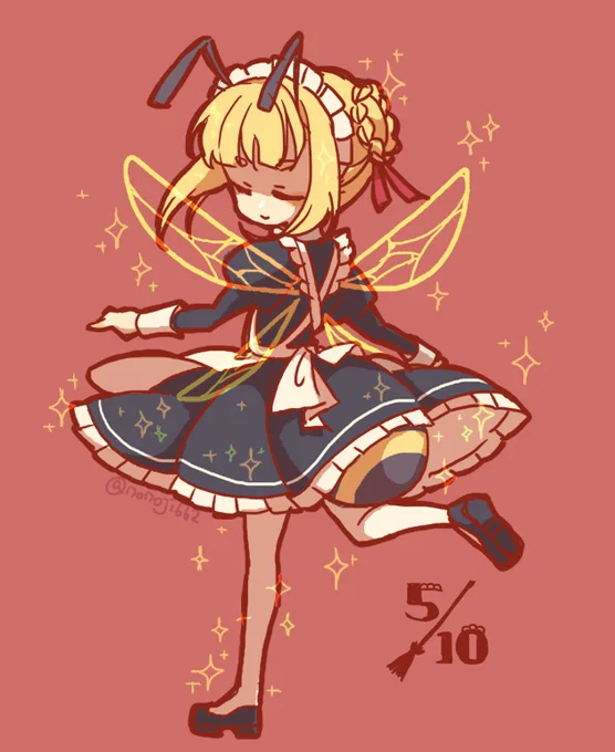 メイド服フェビーネちゃん。