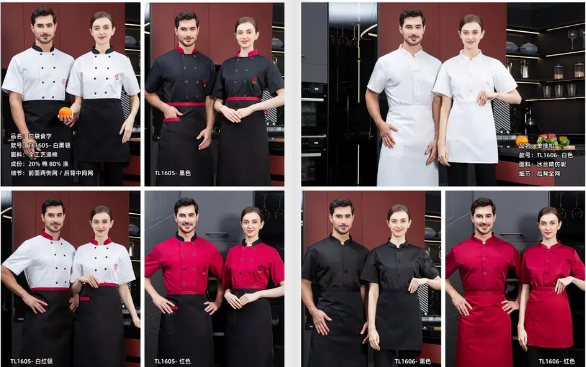 CoolCoolChina's tweet photo. There are only two kinds of people in the world who wear white coats, one is a doctor and the other is a #chef. But we can make their overalls and there is no limit to the color. #workwear #chefuniform #chefclothing #chefwear #ChefsAprons #Aprons #doctoruniforms #medicaluniforms https://t.co/bf5qs2ZF1S
