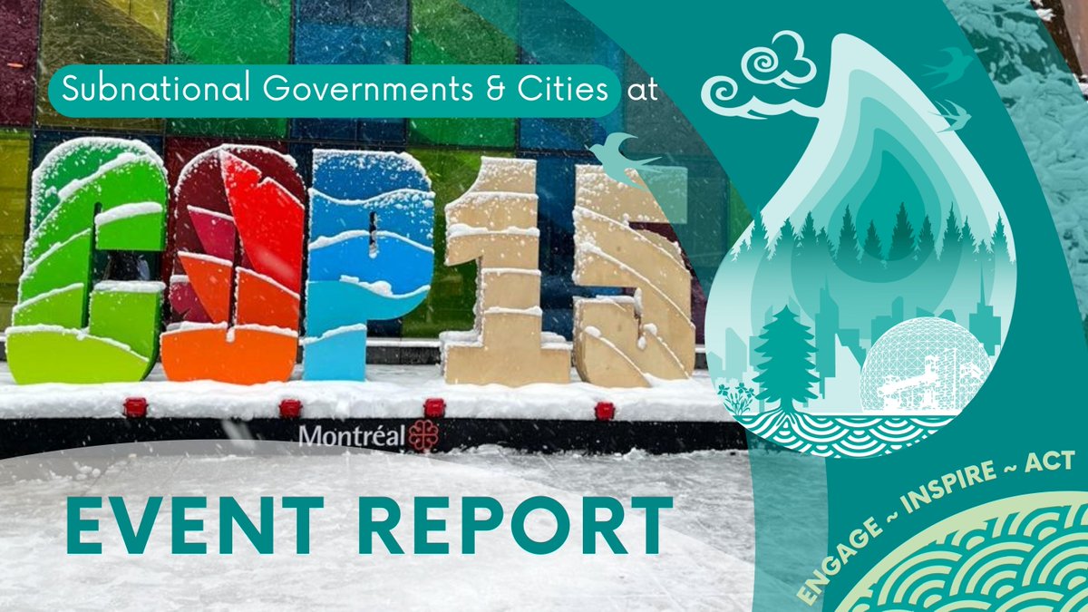 Today marks the launch of the #7thSummitCOP15 Report 🎉 The report features interventions & milestones of subnational govs & cities #ForNature, & this group’s mobilization & advocacy journey towards & at @UNBiodiversity #COP15🌱 Download the report here: cbc.iclei.org/7th-summit-eve…