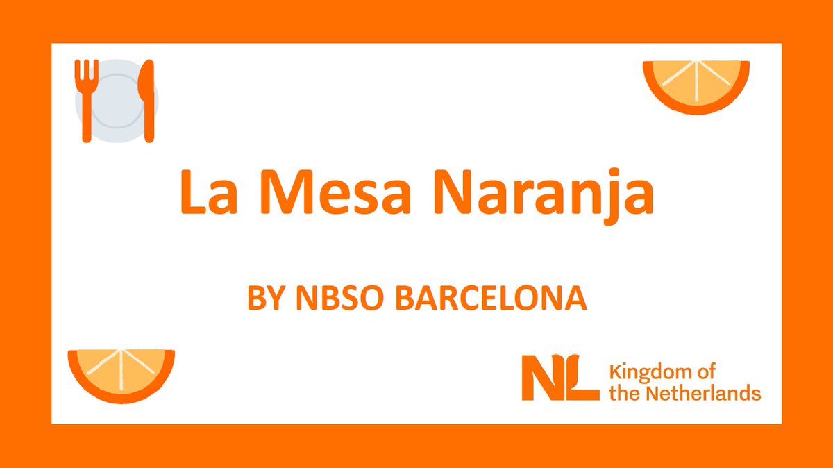 🍽️ Wednesday May 16, we will host another Mesa Naranja. Our special guest will be Marieke van Hal from the @Manifesta, who will explain about their unique and upcoming event in Barcelona.

For more information and registration see: bit.ly/3NhwSDC