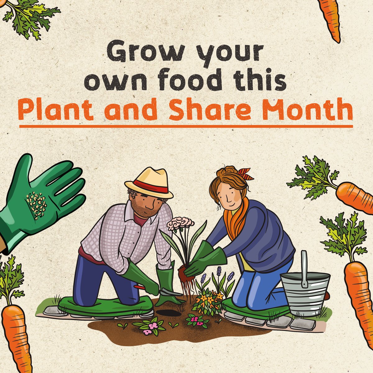 This week in @SAfoodforlife #PlantAndShareMonth it’s all about #GrowingForJoy. Experience the pleasure we can get from growing, it can do wonders for your wellbeing!
 
Share the elation when seeds start to grow, why not set up a growing community event?

fflgettogethers.org/our-events/pla…