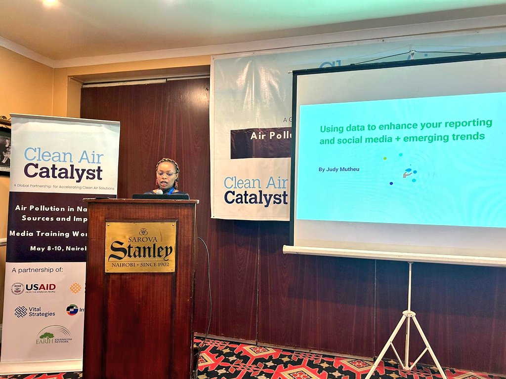 Internews in Kenya (@internewske) on Twitter photo This morning, at the air pollution media training workshop, we are starting with <a href="/JudyNguta/">Mutheu</a> - who is telling our journalists how to use data, fact-checking and social media for air pollution reporting.
#CACAirPollution <a href="/WRIafrica/">WRI Africa</a> <a href="/USAIDKenya/">USAID Kenya</a> This morning, at the air pollution media training workshop, we are starting with <a href="/JudyNguta/">Mutheu</a> - who is telling our journalists how to use data, fact-checking and social media for air pollution reporting.
#CACAirPollution <a href="/WRIafrica/">WRI Africa</a> <a href="/USAIDKenya/">USAID Kenya</a>