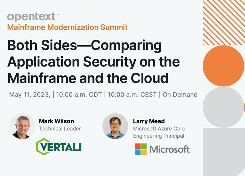 ich408i's tweet image. You've still got time to sign up for tomorrow's virtual #Mainframe Modernization Summit ‘Destination Cloud‘, when I'll be presenting ‘Both Sides: Comparing Application Security on the Mainframe and the Cloud‘ with Microsoft's Larry Mead.
buff.ly/427qL9O
#mainframemod23