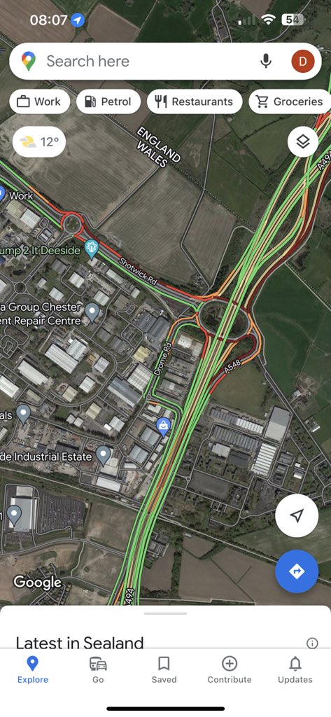 SuperExcelMan's tweet photo. Help please  @DeesideDotCom - this is insane and it’s only 8am! https://t.co/Xiz04UVKmz