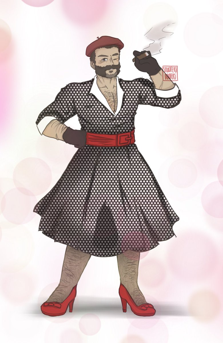 I forgor to post these #cod men in dresses here, my bad :P #alerudy #korangi #gazcod #captainprice