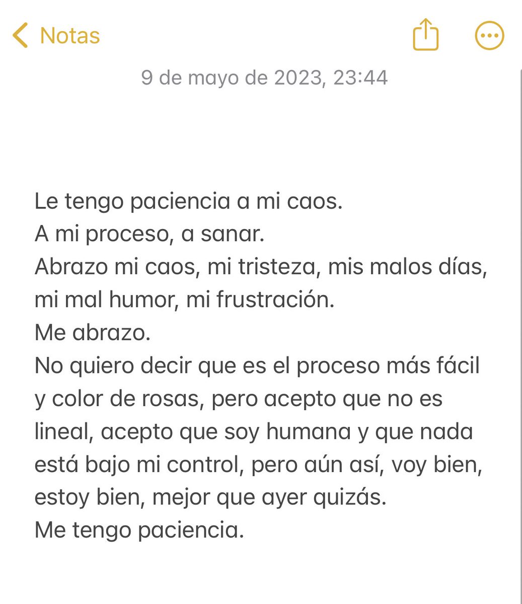 “Notita para mí”