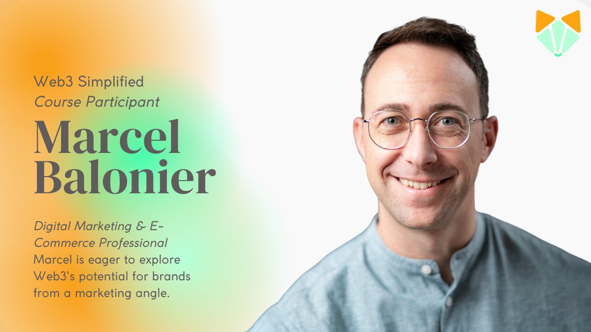Say hello to Marcel Balonier, a seasoned marketer passionate about exploring the latest digital trends!

As a participant in our #Web3Simplified course, he's excited to discover how brands can leverage #Web3 from a marketing angle.

Read more below!
fhblocks.xyz/fresh-faces-in…
