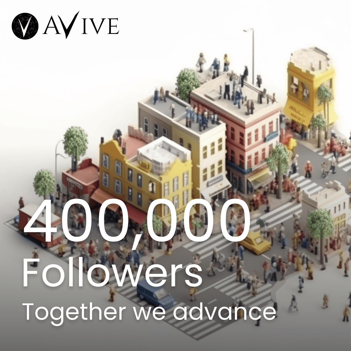 Avive_World's tweet photo. Thank you! Thank you ! Thank you!

🫡#AviveCitizens are the best!

🚀400K+ Followers! https://t.co/3hSdAdZ8ha