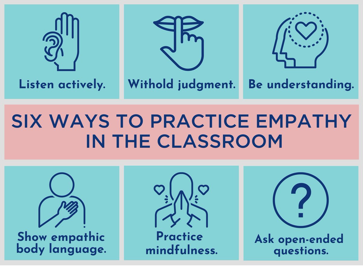 TCEA's tweet photo. Showing empathy can help teachers better understand and support students. Learn how you can incorporate this skill in your classroom.

https://t.co/eQZeHEoDq9  @diben
#sel #edutwitter #teaching https://t.co/pqLRahtlVo