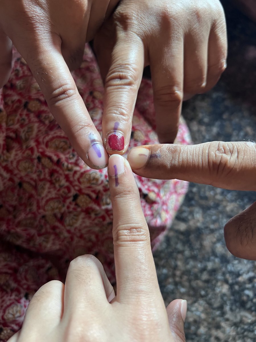 My family voting done. ✅

What about you ?

#VoteKarnataka 
#BJPYeBharavase