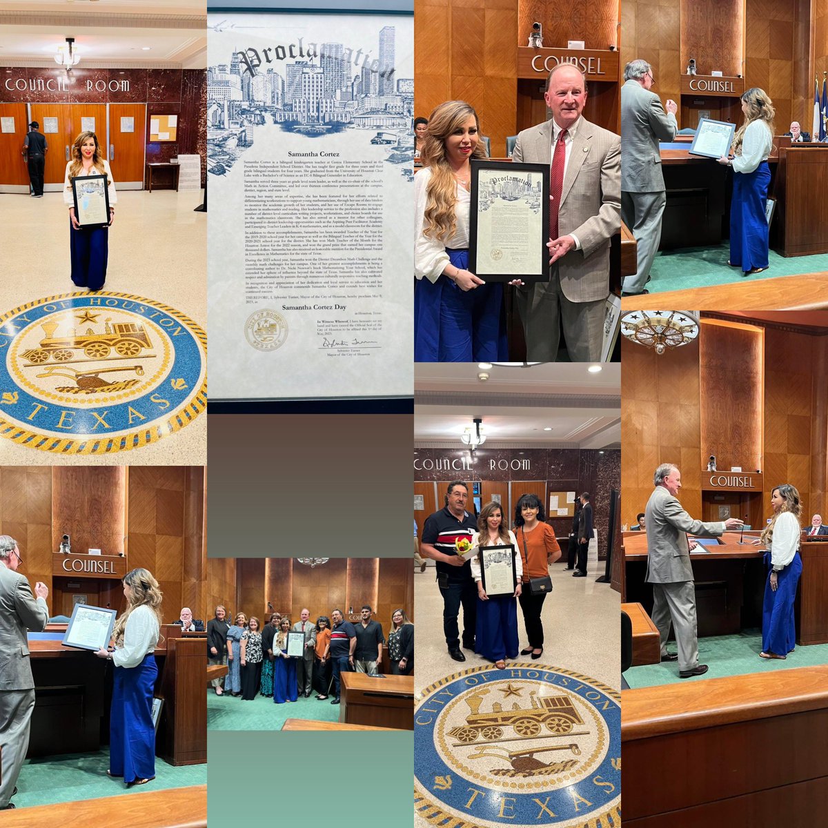 May 9, 2023 is Samantha Cortez Day🤩 Extremely grateful for this proclamation and amazing honor💙