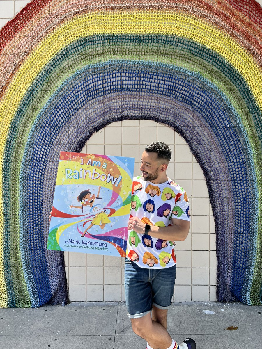 “I AM A RAINBOW!” is officially OUT! This book is dedicated to anyone who has ever felt lonely or danced to the beat of their own drum. I am so happy your unique light exists! With all my love, Mark 🤗❤️🌈 Buy “I Am a Rainbow!” now! linktr.ee/markkanemura #IAmaRainbowBook