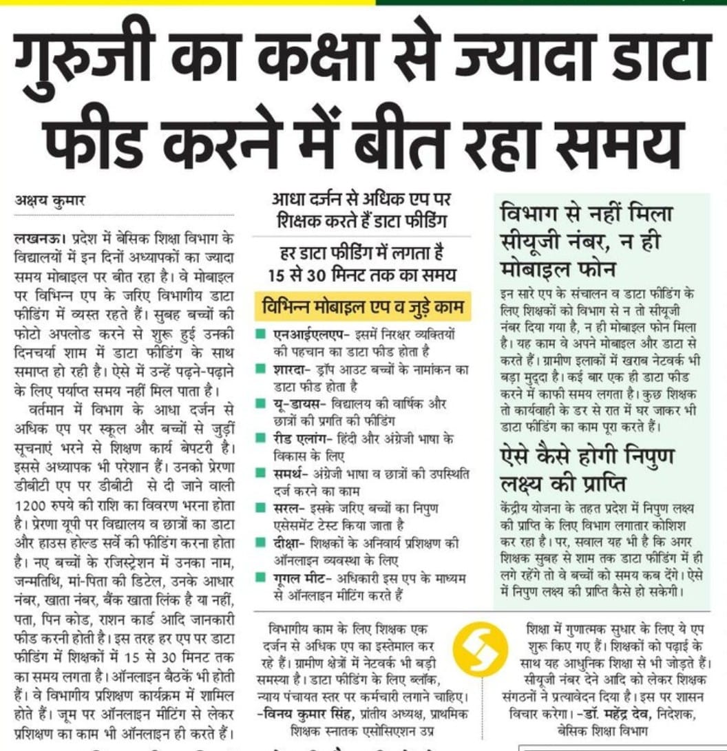 ऐसे कैसे होगी निपुण लक्ष्य की प्राप्ति?<a href="/CMOfficeUP/">CM Office, GoUP</a> <a href="/basicshiksha_up/">Department Of Basic Education Uttar Pradesh</a> <a href="/UPGovt/">Government of UP</a>