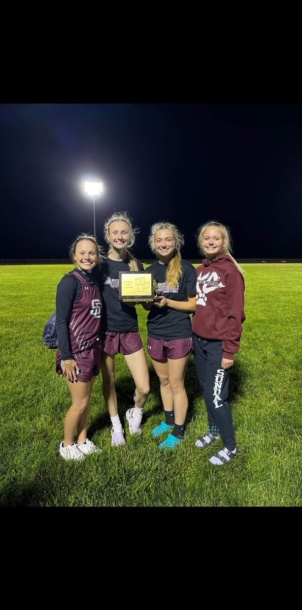 MHC Conference Champs!  All Conference 4×100 &amp; 4x400.