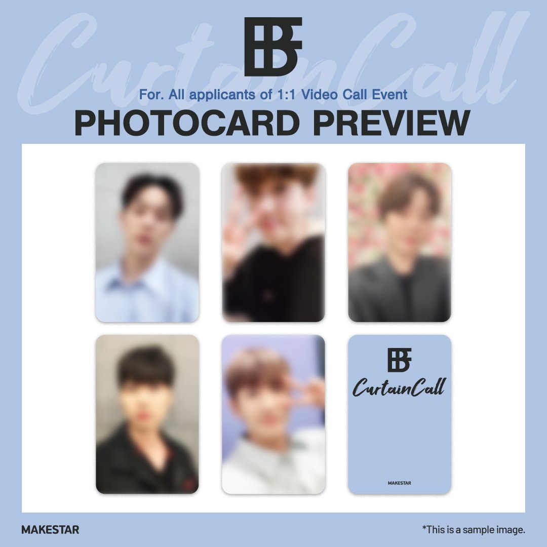 Makestarcorp's tweet photo. #BF 2ND MINI ALBUM [#Curtain_Call] MEET&amp;CALL EVENT

⏰마감 D-1,  D-1 to apply!⏰
🌹대면 당첨자 전원에게  BF가 준비한 장미꽃을 드립니다

✨REWARD PREVIEW
❤미공개 양면 포토카드(꽃ver.)
💙미공개 포토카드

📅~05.11 23:59
🔗https://t.co/J5aSPEaDod https://t.co/NLDkYTPnXv