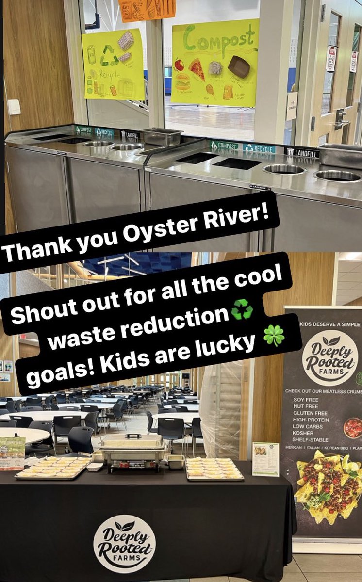 EatDeeplyRooted's tweet photo. Ran out of samples! Fed over 500 kiddos and they loved it! 

#plantbased 
#composting https://t.co/D6kwX6zM8o