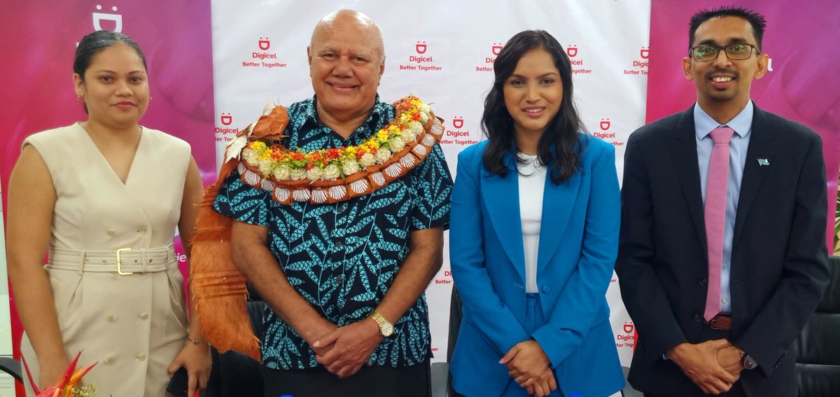 Digicel Fiji today demonstrated its leadership in telecommunications by becoming the first Mobile Operator in Fiji to officially launch 5G testing.

Read more: bit.ly/5GTestLaunch

#5GTestLaunch #5G #Fiji #DigicelBetterTogether #TeamFiji
