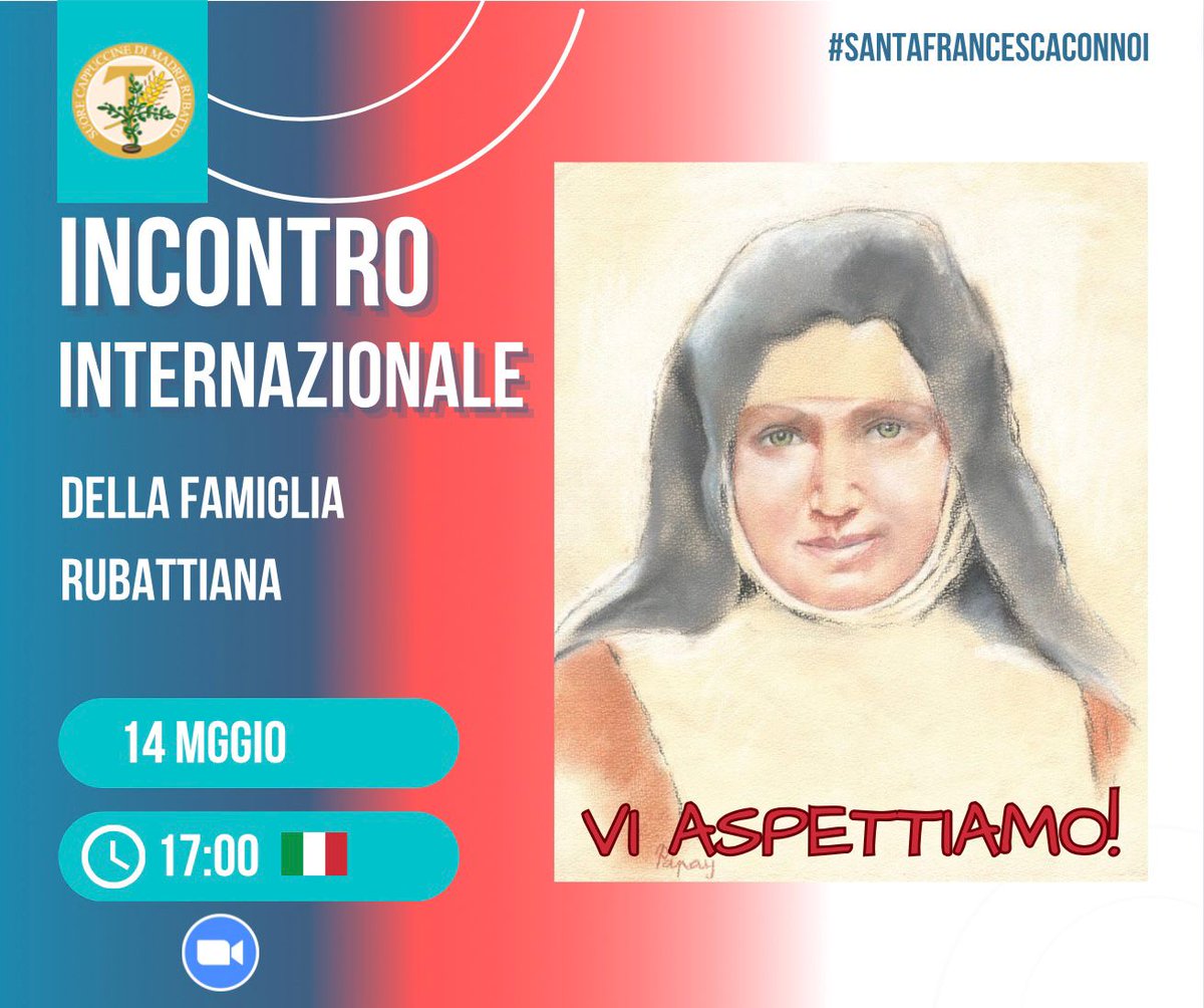 francesca_noi's tweet photo. Incontro internazionale...vi aspettiamo numerosi!!
#SantaFrancescaConNoi https://t.co/L206KjKUSi