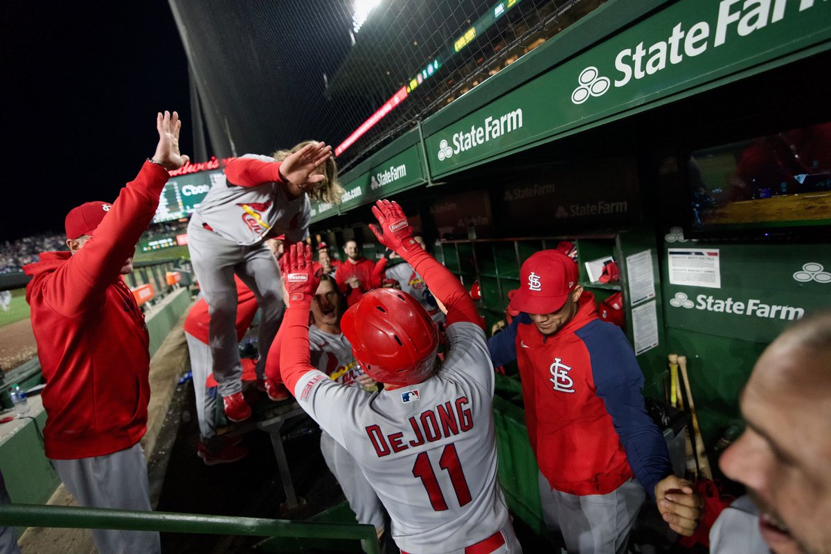 Cardinals's tweet photo. Series secured. #STLCards https://t.co/2Ykp42t75F