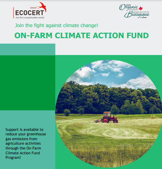 SaskOrganics's tweet image. Applications still open for the Organic On-Farm Climate Action Fund! @ECOCERTCANADA @CanadaOrganic 

For more info regarding the program, including the eligible expenses:
mcusercontent.com/f64400aad0f09f…

The application form: 
cognitoforms.com/Ecocert/onfarm…