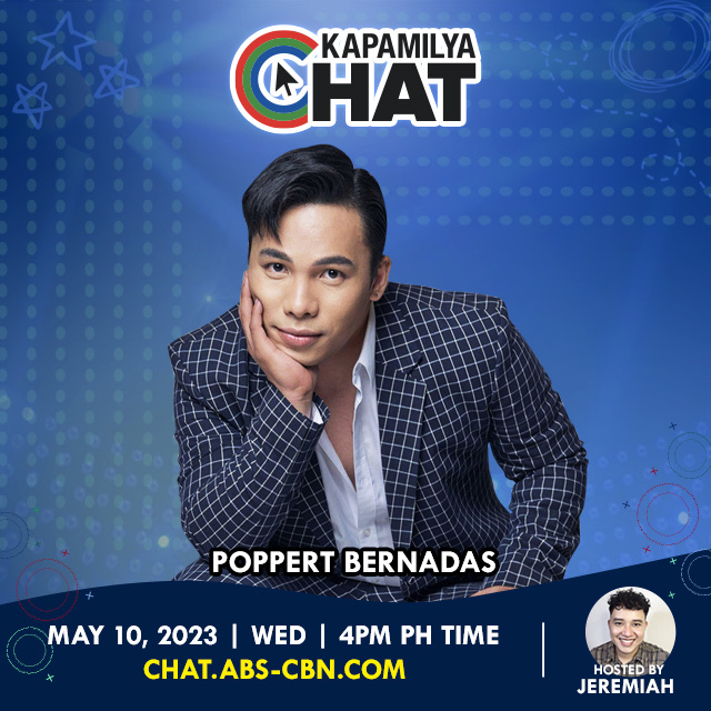 StarMusicPH's tweet photo. Huwag bibitaw mamayang 4PM at abangan si @iampoppert sa Kapamilya Chat, LIVE ❤️💚💙

Mapapanuod sa ABS-CBN Facebook page at sa https://t.co/GZvJG0YUoU!

#Bitaw #Poppert https://t.co/9ZAhpz9OF8