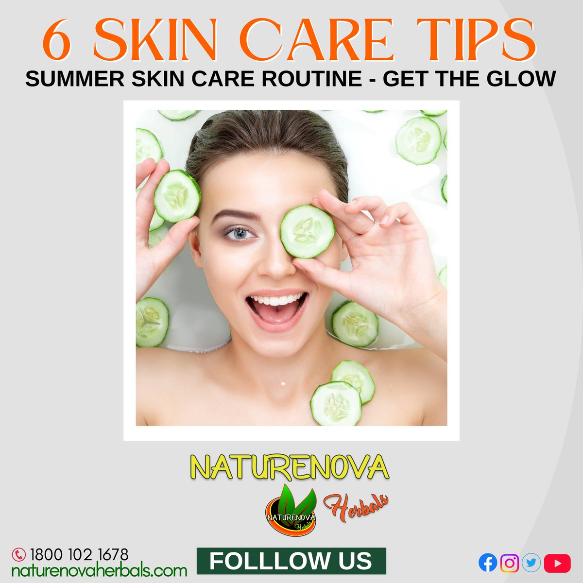 NaturenovaH's tweet photo. Stay updated π on our latest skin care tips and tricks for π summer. Make sure to FOLLOW USπ. You can also Join Ourπ Facebook Group (NatureNova Familyπ) We post new tips regularly πββοΈ and don't want you to miss out.
#SummerSkincare #ProtectYourSkin #SunSafety #SPF30Plus https://t.co/5WqFx9qokU