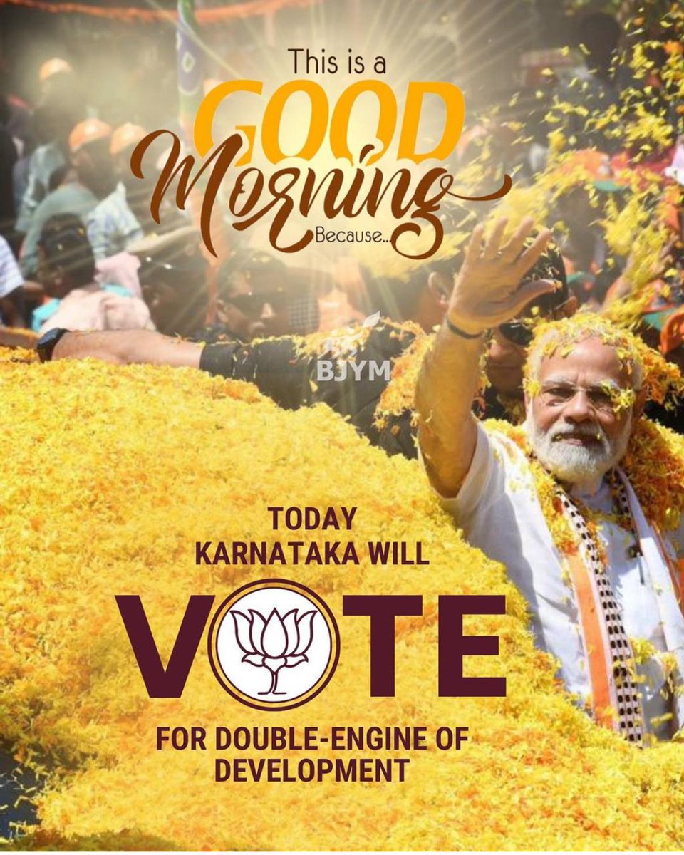 Tejasvi_Surya's tweet photo. Karnataka celebrates its Festival of democracy with a focus to vote for development.

#KarnatakaVotesForBJP https://t.co/NropN54EIO