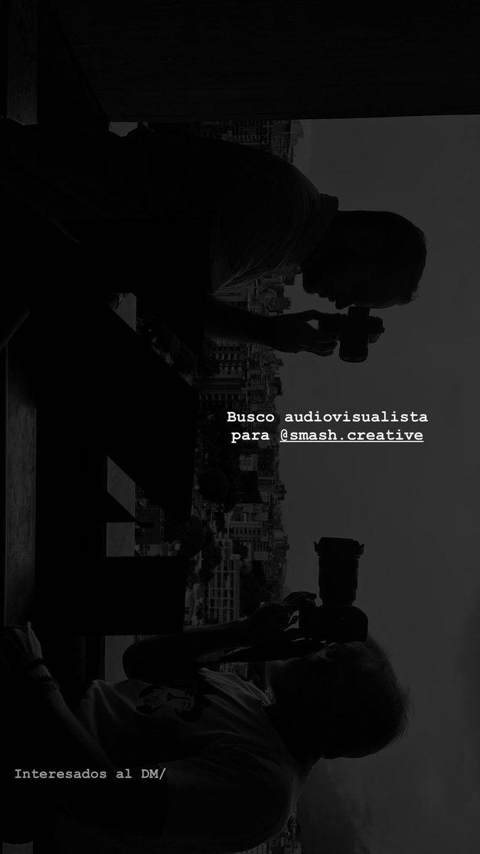 Busco audiovisualista para trabajo fijo en Caracas/