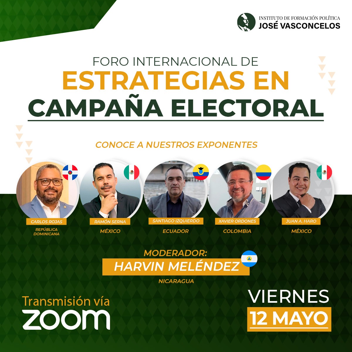 carlosrojas244's tweet photo. #IFECS #InstitutoJoseVasconcelos 
Asesores Internacionales  Estrategicos,dan inicio a un ciclo de capacitación política en la ciudad de Tijuana, México.
🏅🐙
 🟥 VIERNES  12 de mayo 🇲🇽
 🟩 21:00  horas Dominicana 🇩🇴
 🟨 20: 00 Ecuador,Colombia 🇨🇴
 🟧 16:00 Tijuana ,Los Angeles https://t.co/P9AB6pFJnH