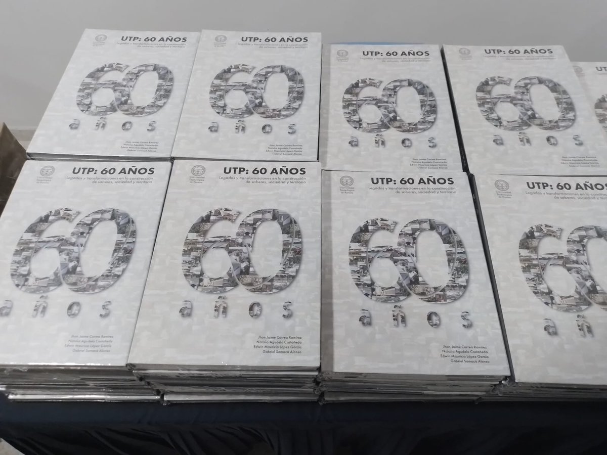 Mañana miércoles 10 de mayo, a las 8 y 30 de la mañana, en la Sala Magistral 1 del bloque 13Y de la UTP, tendremos la oportunidad de hacer la presentación del libro UTP 60 años: legados y transformaciones en la construcción de saberes, sociedad y territorio.