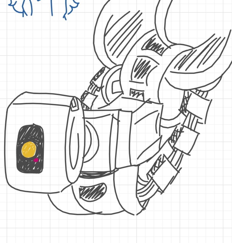 Markov_33's tweet photo. Mucho tiempo libre hoy, por suerte me distraje un poco haciendo ésto jaja<3
#garabatos #portal2 #glados #dibujosrandom https://t.co/6qjYbaBiyR