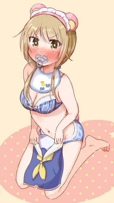 フォロワーさんのナイスアイディアをいただいてバブちゃん唯ちゃん 