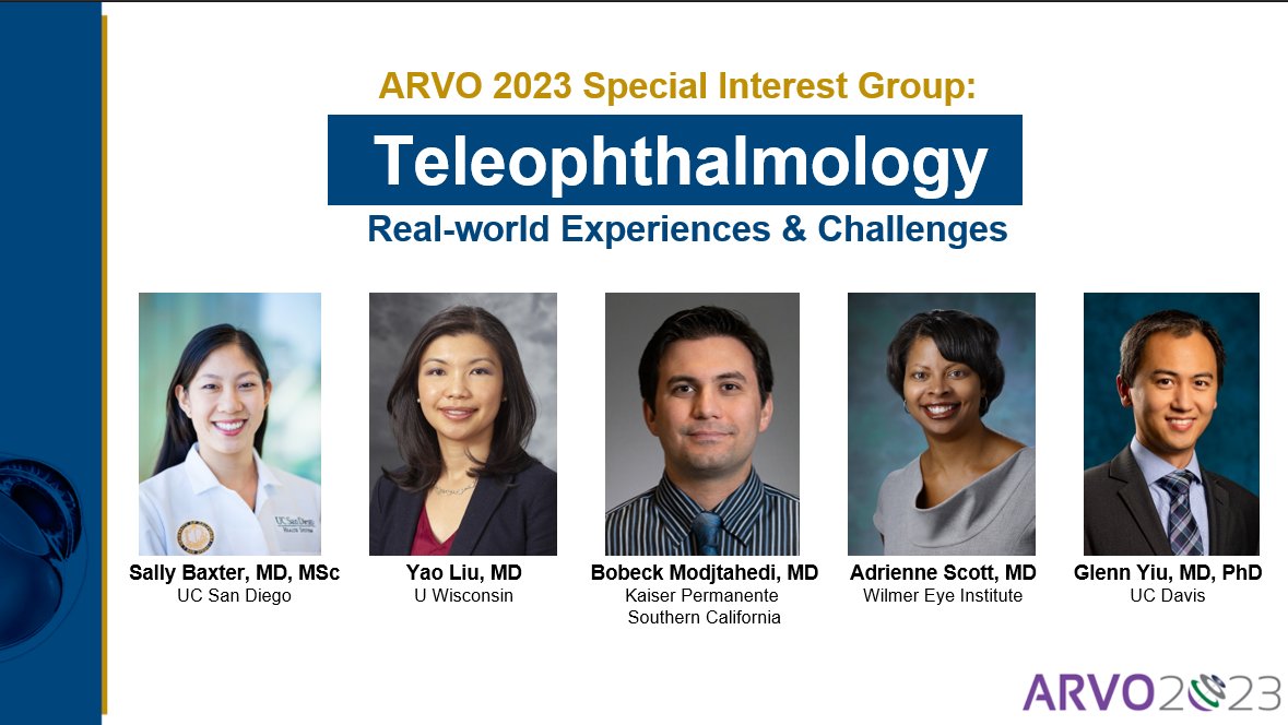 Sally Baxter (@sallyliubaxter) on Twitter photo Super excited to be on an <a href="/ARVOinfo/">ARVO</a> Special Interest Group panel on #telemedicine in #Ophthalmology hosted by <a href="/GlennYiuMD/">Glenn Yiu</a> this Thursday, May 11 at 3 pm PT/6 pm ET! You can register here to attend: arvo.org/annual-meeting… Super excited to be on an <a href="/ARVOinfo/">ARVO</a> Special Interest Group panel on #telemedicine in #Ophthalmology hosted by <a href="/GlennYiuMD/">Glenn Yiu</a> this Thursday, May 11 at 3 pm PT/6 pm ET! You can register here to attend: arvo.org/annual-meeting…