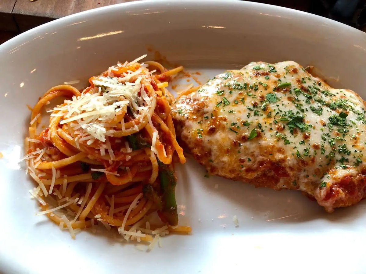 Dining Near Me on Twitter "How about a plate of chicken parmesan and side of pasta?"