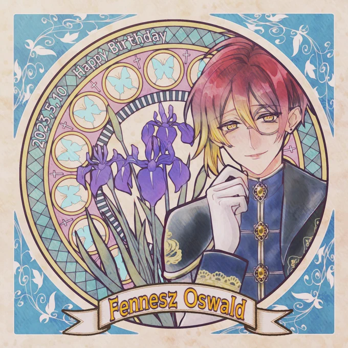 #ハウレス・クリフォード誕生祭2023 #フェネス・オズワルド誕生祭2023 #あくねこ_FA お誕生日おめでとう