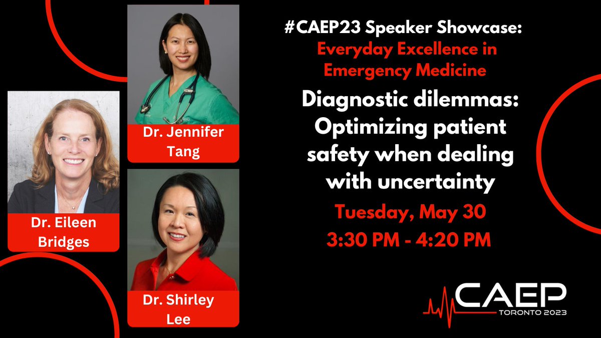 CAEPConference's tweet photo. Am I missing something? Diagnostic uncertainty is a significant stressor in our clinical life. Come listen to this excellent talk by @eileenb186 @jctangmd @drshirleylee @CMPAmembers! https://t.co/28yLM6iG73