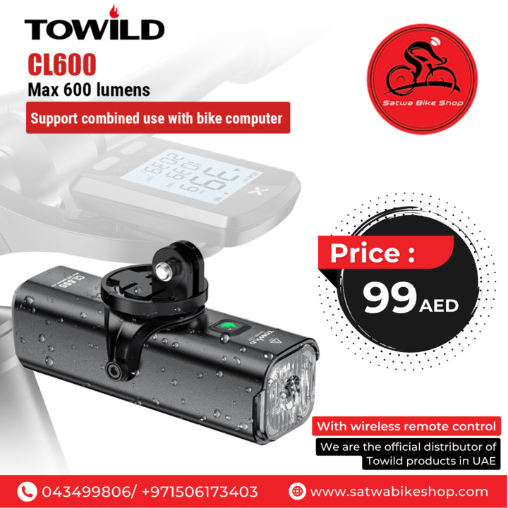 BikeSatwa's tweet image. Experience cycling with the Towild CL600-front light that supports combined use with your bike computer, giving you the perfect ride every time! 

Visit us at - lnkd.in/dTcmXqp2
.
.

#satwabikeshop #TowildCL600 #FrontLight #PowerfulLighting #BikeComputer #CombinedUse